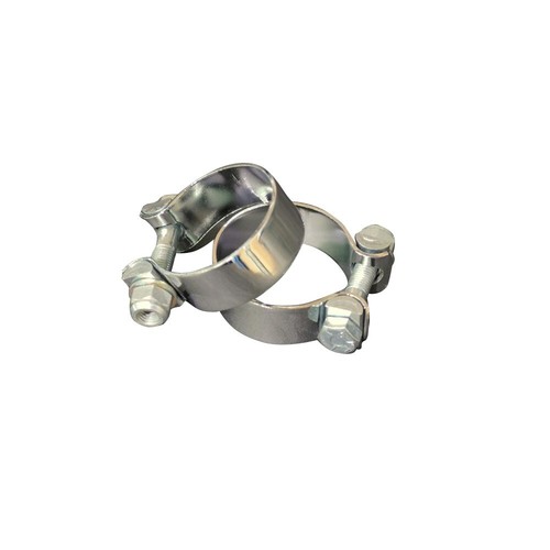 Chrome plated exhaust clamps - chrome,