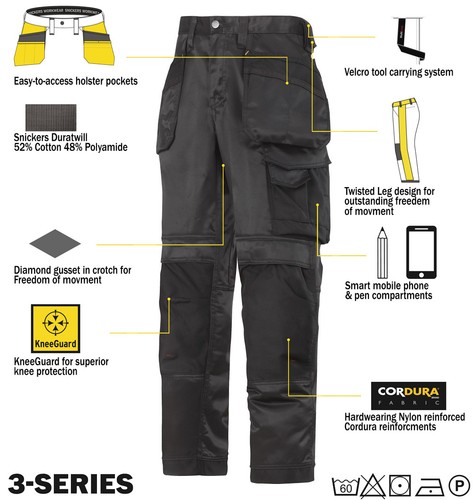 Snickers trousers 3212 - snickers,