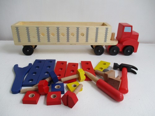 Melissa doug wooden big rig - &,