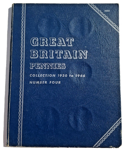 Great britain pennies coin - great,