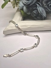 BLUE TOPAZ BRACELET - Sterling