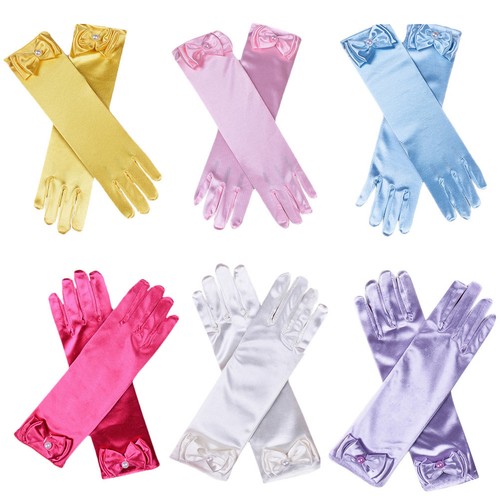 Long satin gloves for - satin,
