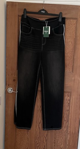 Halara ghost black - wide, leg