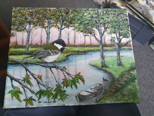 Acrylic painting canvas - acrylic, on