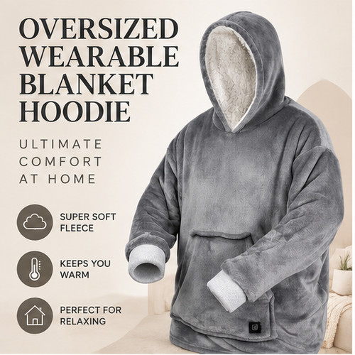Oversized wearable blanket - wearable,