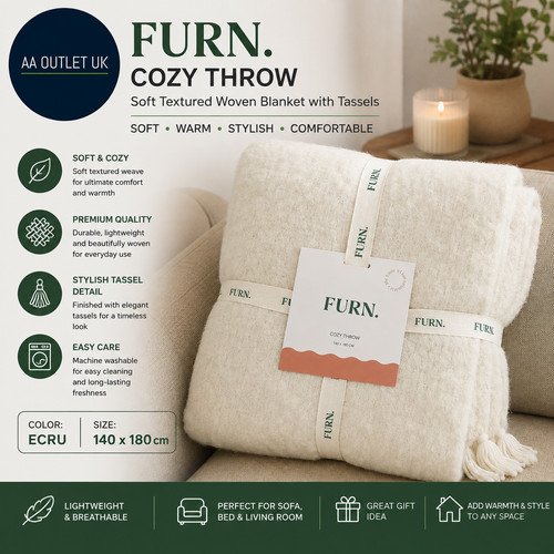 Furn cozy throw - cozy,