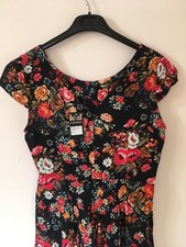 K&D London Black/Floral Print