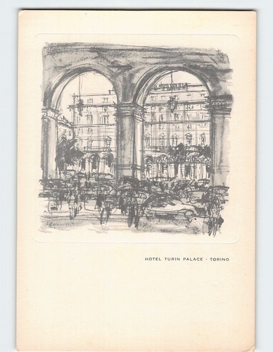 Postcard hotel turin - hotel, palace
