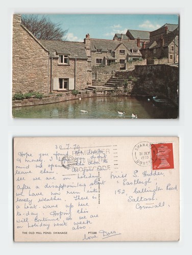Vintage postcard swanage - postcard,