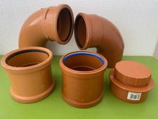 Underground drainage pipes assorted job lot
