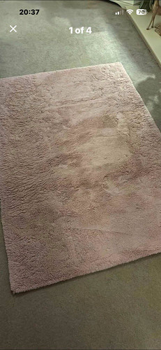Blush pink rug used - blush,