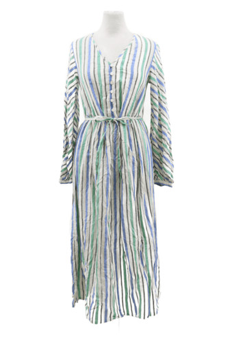 Women dress green mix - dress,