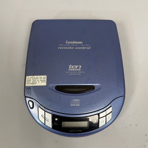 Goodmans gcd73rb personal - goodmans, cd
