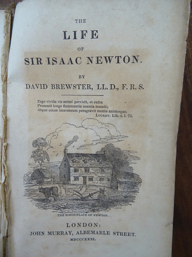 1831 life sir isaac - of, newton