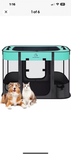Foldable pet playpen cat dog - cat,