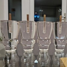 4x clear Solid  acrylic Feet/
