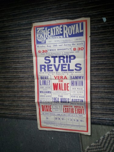 Variety theatre poster - theatre,