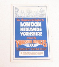Bus Coach Timetable Leaflet