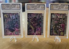 Dinosaur King Arcade Cards X3