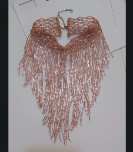 River island pink beaded - river,