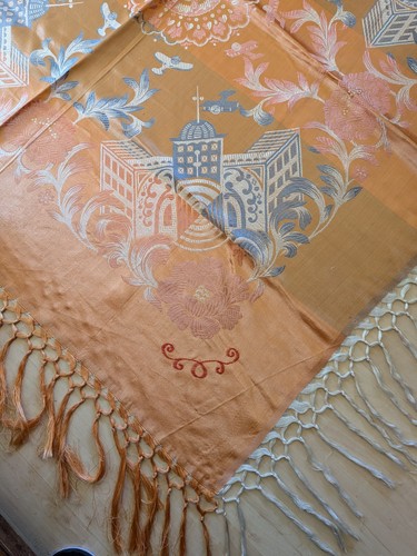 Vintage taj mahal silk - taj,