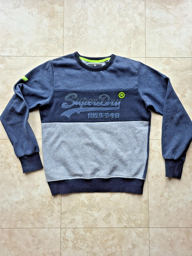 Superdry men grey - grey, logo