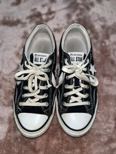 Kids Size 3 black Converse