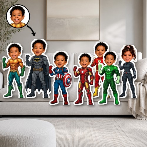 Personalised superhero doll - personalised,