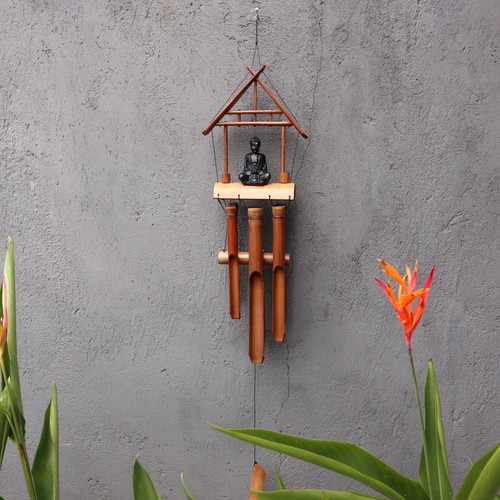 Bamboo windchime natural - bamboo,