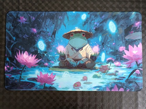 Frog monk playmat - monk,