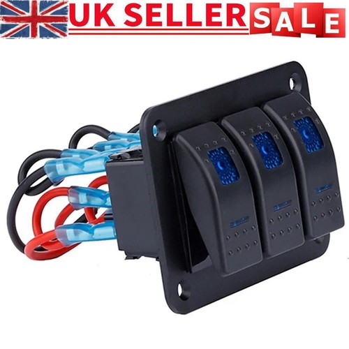 Gang rocker switch toggle - 3,
