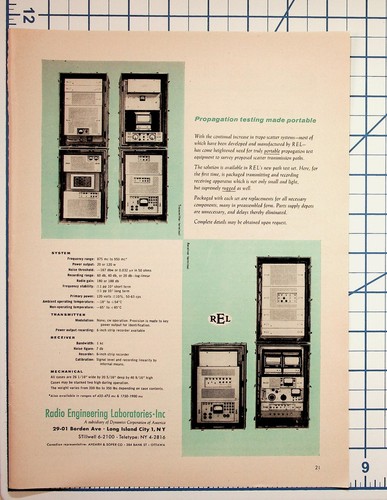 Rel radio engineering - rel,