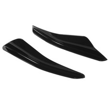 Glossy Black 2PCS Front Bumper