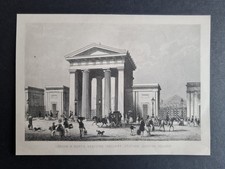 Antique 1851 print - Euston
