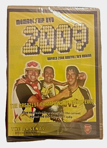 Arsenal membership dvd 2009 - arsenal,