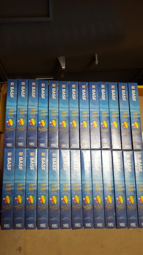 Basf vhs recordable - 5, re-recordable