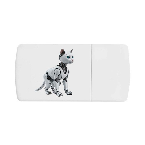 Robot cat pill - 'robot, cat'