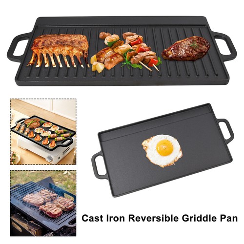 Cast iron large - cast, griddle