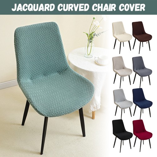 Jacquard curved chair cover - jacquard,