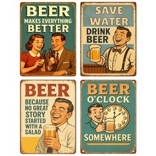 Funny Beer Signs Metal Wall
