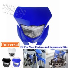 Blue Supermoto Dirt Bike