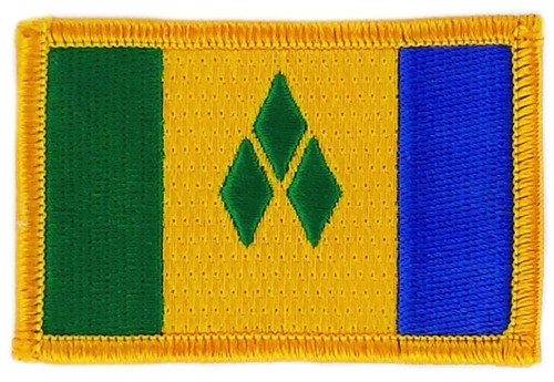 Embroidered patch flag saint - patch,