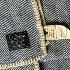 LL Bean x Pendleton Blue