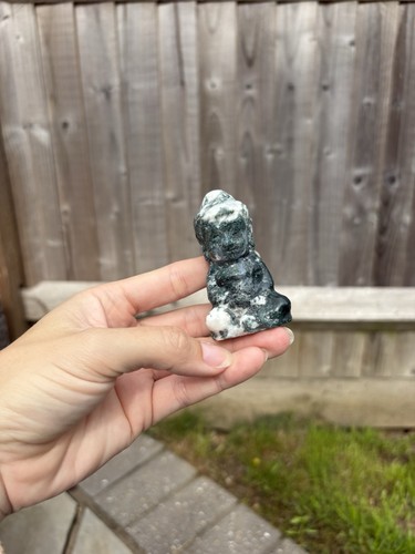 Moss agate crystal - agate,