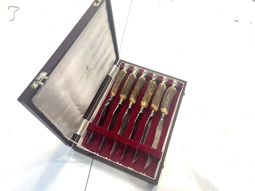 Garrard set of 6 stag - of,