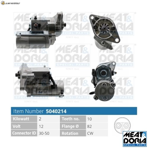 Starter 5040214 for - 5040214, toyota