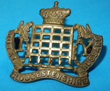 ROYAL GLOUCESTERSHIRE HUSSARS YEOMANRY REGIMENT BRITISH MILITARY CAP BADGE