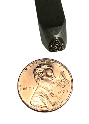 Master mason penny punch - mason,