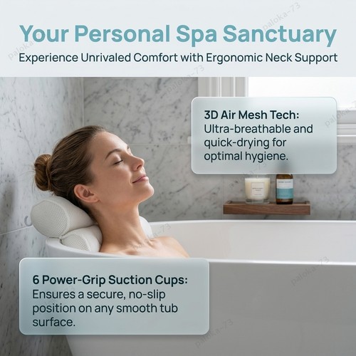 Bath pillow luxury - pillow, home