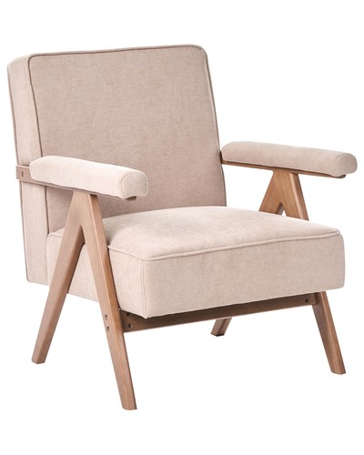 Armchair evje faux linen - armchair,